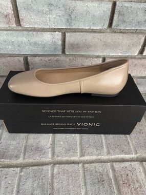Vionic Beige Nude Ballet Flat - Classic Slip-On Brand New